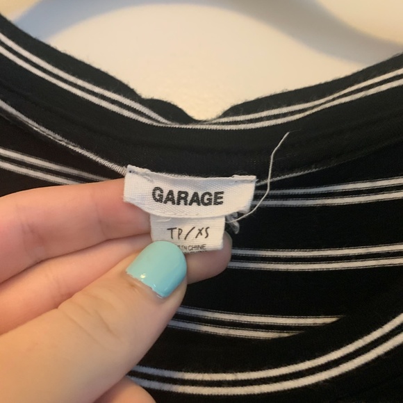 Garage - Striped T-shirt Dress - Picture 3 of 3